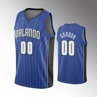NBA_ Jersey Orlando Magic''men Markelle Fultz Nikola Vučevic Evan Fournier Aaron Gordon Mo Bamba Icon Blue Custom Jersey