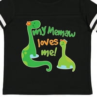 Inktastic My Memaw voli me unuk dinosaur poklon toddler Boy djevojka majica