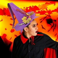 Fridja Halloween Witch Ghost Festival Strana mađioničar je šiljao šešir šeširištio je šešir Halloween ukrasi