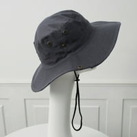 Prozračna široka dina boonička šeširka vanjska vodootporna UPF 50+ zaštita od sunca Mesh Safari Sun Hat za putni ribolov