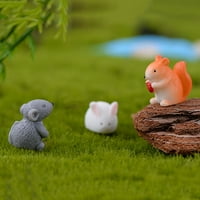 Visland Mini životinje Minijaturne figurice Životinje Model Fairy Garden Minijaturni Moss Pejzažni DIY