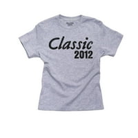 Klasični rođeni u - Vintage Rođendanski poklon Djevojke pamučne mladenke siva majica
