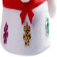 Southwit set visećih ukrasa za božićno drvo - jelena i snježna pahuljica - bruto ukrasi - DIY ukras