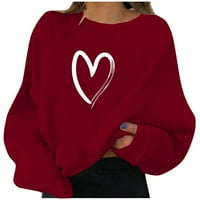 Dukseve Knosfenje za žene Lose Woman Woman dukserice Crewneck Ženski pulover dugih rukava plus veličine