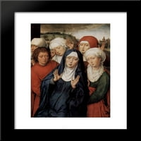 Granada Diptych, desno krilo, Svete žene i Sveti John uramljeni Art Print Memling, Hans
