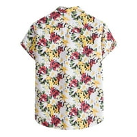 Zodggu popusto havajske majice za gumb za muškarce dolje rever trend bluza modna ljetna plaža vrhovi