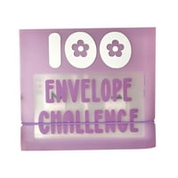 JPGIF 7.9''x7.9 '' Koverta za ugradnju uštede uklonjiva CLIP Challenge za koverte uštedu Challenge komplet