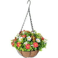 Umjetno viseće cvijeće Korpa Viseća košara za cvijeće Decor Garden Ornament