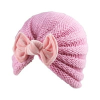 Novorođenčad za bebe pušći Pleuche luk pletena traka za glavu za glavu za kosu