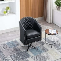 Stolica za akcent, modernu dnevnu sobu Stolica sa naljepljima i metalnim nogama, klupska stolica meka