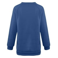 Košulje s dugim rukavima za žene Ženski džemper Novi pulover Jednobojna Top Fragarn