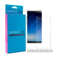Distinconknk Clear Shootofofoff Hybrid futrola za Samsung Galaxy Note - TPU BUMPER Akrilni zaslon za