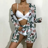 Giligiliso Clearence kupaći odijela za žene dame seksi cvijeća tiskanje bez bočnih kostimi s tri komada