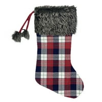 Beppter Božićni dekor Decor Božićne čarape Big Xmas Čarape Dekoracija SANTA Snjegovinski jeleni čarape