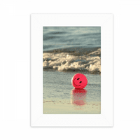Ocean pješčana plaža Sling Face Happy Slika Desktop Foto okvir za prikaz slike Dekoracija umjetno slikarstvo