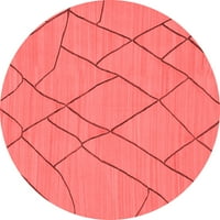 Ahgly Company u zatvorenom okruglom čvrstim crvenim tepihom, 8 'kruga