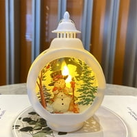 Santa's Snowman With Lantern Ornament Prijenosni božićni ukras