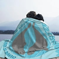 LJUBAV Flannel pokrivač-samo devojka manates podvodna morska životinjska mekana lagana kapica za kauč