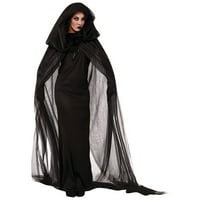 Kostim vještica za žene, Halloween ženska modna novost noćna luta ženskog duhova haljina haljina