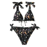 Huaai bikini setovi za žene Ženski kupaćim kolimaljom Strap za žene Split Bikini Vintage kupaći kostim