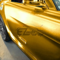 Chrome četkani aluminijski zlatni automobil vinil omotač naljepnica za naljepnicu za naljepnicu sa naljepnicama