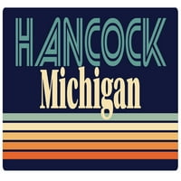 Hancock Michigan frižider magnet retro dizajn