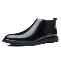 Colisha muns prozračan potez na Chelsea boot ured casual haljina čizme hoda elastične cipele crna 5.5