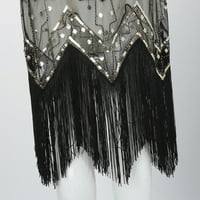 Haljine za žene Ležerne prilike 1920-ih Vintage bez rukava Gothic Plus veličine The Sequin Tassel 20s
