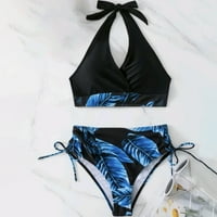 Lovskoo bikini setovi za žene Seksi visokog kontrasta grudi sa punim bikini kupaćim kostima