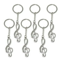 Metal Musical Note Muzika Simbol Key Prstenje tipki Keyings Privjesci za ukrašavanje