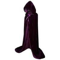 APEPAL Womens Halloween Cloak Masquerade Party bluza Modna boja Vrhunska ljubičasta m