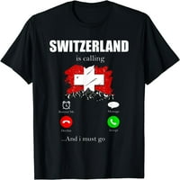 Švicarska Švicarska Švicarska švicarska zastava Dječja žena MUŠKA MAJICA