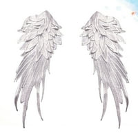 Angel Wing Patch Par vezeni odjevni pribor DIY krila krpa sa šivene patch cosplay kostim Party isporučuje performanse White