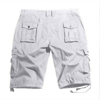 Muški kratke hlače Ljeto lagano višestruko džep casual teret kratka puna boja na otvorenom planinarske