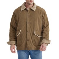Holloyiver jakne za muškarce Corduroy tipke dolje majice Ležerne prilike dugih rukava kratka bombarder