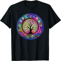 Čakra Whimmical Fantasy Tree of Life Majica