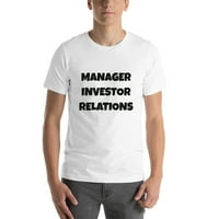 2xl menadžer investitorski odnosi zabavni stil kratkih rukava pamučna majica po nedefiniranim poklonima