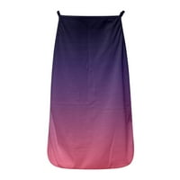 Ženski bluze i vrhovi Dressy Womens V izrez Camisole Tip Dye Ispis Draped Wrap tenkovi vrhovi i bluza
