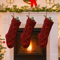 Božićne čarape za piće Božićne klasike s velikim božićnim čarapama ukrasima čarape viseći zatvoreni