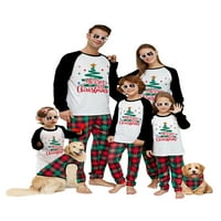 MA & Baby Porodica Uklapanje božićne pidžame Stars Stars Print dugih rukava Plesne hlače Holiday PJS