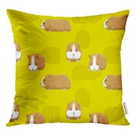 Predivna zamorca Američki pasmina crtani lik simpatični bacanje jastučnice jastuk za jastuk poklopac