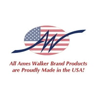 Ames Walker AW Style Diabetic HG Firma Kompresioni koljena Visoka čarapa Čovjek - Beširan za nož smanjuje