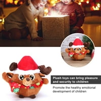 Pjevanje plišane igračke, kvalitetan kvalitet na koži kratki plišani pp pamučni svijetli božićni poklon