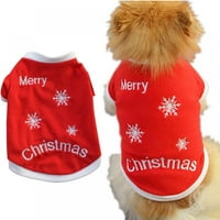Kućni ljubimci Božićne kremasta porodična odjeća - džemper za pse, odgovarajući unizovani džemper za