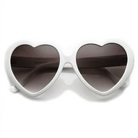 CP velike prevelike ženske sunčane naočale u obliku srca slatke ljubavne modne naočale