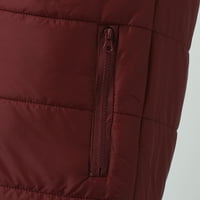 GUBOTARE prsluk za muškarce modni casual patentni zatvarač džep kapuljač sa kapuljačnim jaknom prsluk