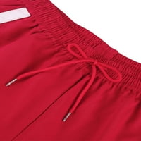 Ženske prugaste vrećaste dukseve elastične struke široke noge hlače nacrtavaju labavi džep jogger pantalona