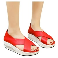 Modne žene Ljetne sandale Peep toe debele udobne sportske cipele