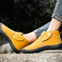 Ženske cipele i parovi za cipele Udobne ravne potpetice Ležerne i baršunaste cipele na otvorenom Zimska žuta 9.5