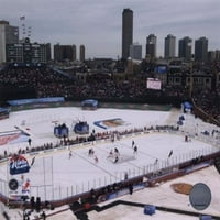 Wrigley Field 2008- NHL zimska klasična sportska fotografija